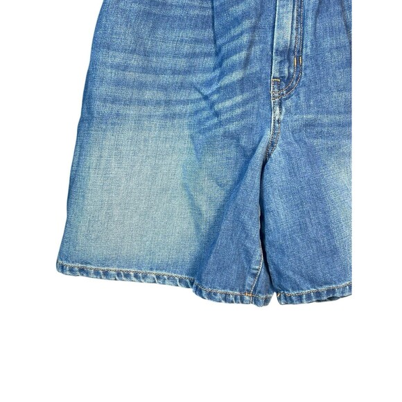 Weekend Max Mara Ecuba Cotton & Linen Bermuda Shorts Pleated Front Coastal 4 - Picture 4 of 13